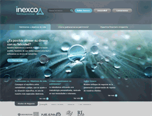 Tablet Screenshot of inexco.com