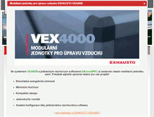 Tablet Screenshot of inexco.cz